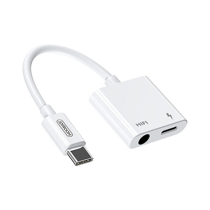 Joyroom SH-C1 Type-C HIFI + PD Audio Converter-White